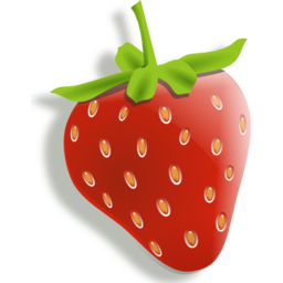 Icône rouge aliment fraise fruit à télécharger gratuitement